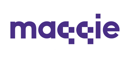 Paars logo van Maqqie